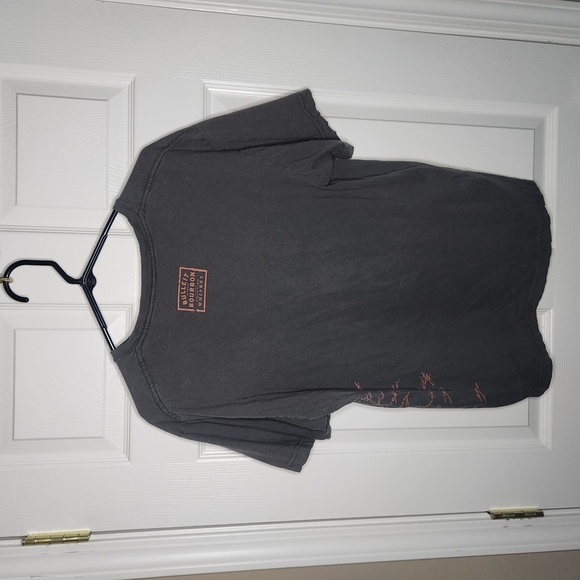 Vintage Graphic Tee - Charcoal and Coral - Picture 1 of 2
